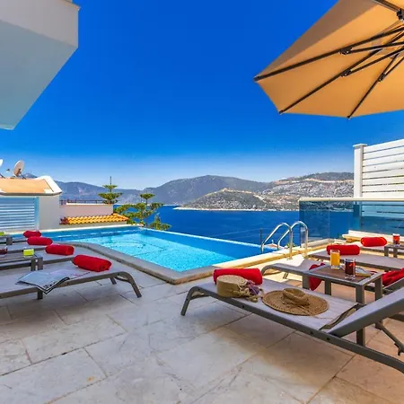 Luxury Very Close To Beach, Amazing Sea Views, Heated Salt-water Pool * 카스